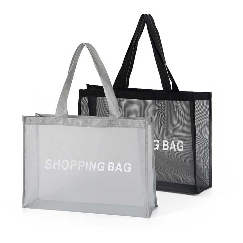 Custom Mesh Transparent Shopping Bag