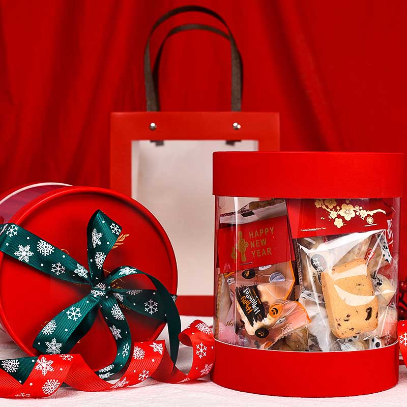 PVC Transparent Cylinder Gift Box