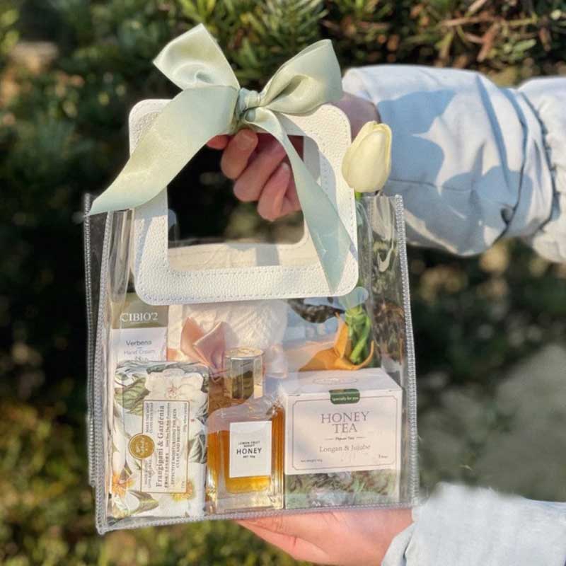 Transparent Hand Gift Bag